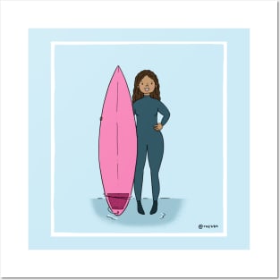 Surfer Girl #1 Posters and Art